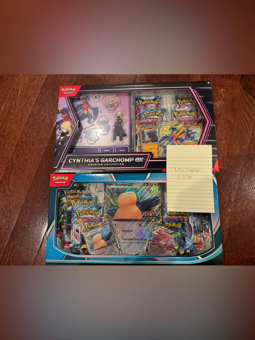 Snorlax and blissey pokemon cards box
